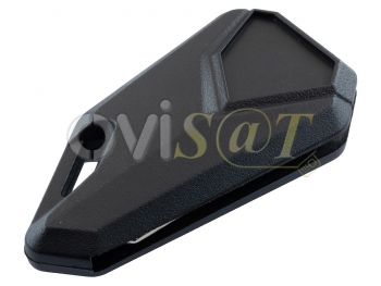 Producto genérico - Carcasa negra de llave con espadín guía derecha plegable de 9,6mm para motocicletas Kawasaki